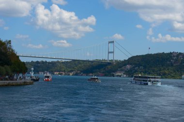 Boğaz manzarası ve İstanbul tekne gezisi.