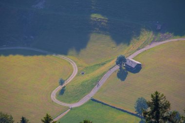 İsviçre 'deki Ebenalp dağının eteklerindeki Aescher-Wildkirchli misafirhanesi Miroslav Liska' nın bir fotoğrafı..