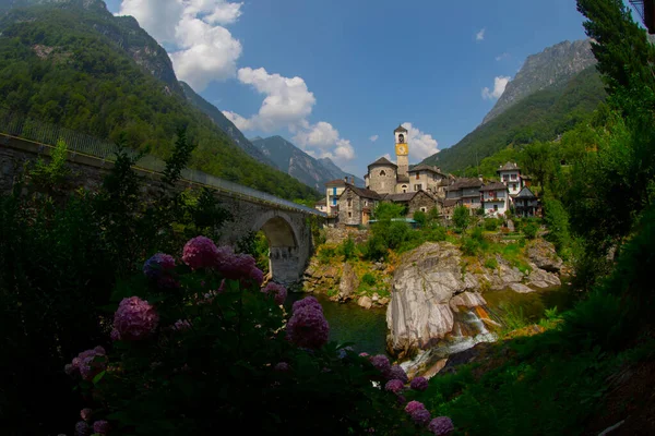 Laverdezzo Valle Verzasca Ελβετικές Άλπεις Ελβετία — Φωτογραφία Αρχείου