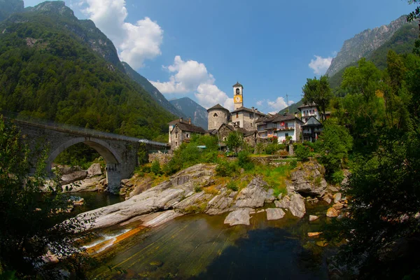 Laverdezzo Valle Verzasca Ελβετικές Άλπεις Ελβετία — Φωτογραφία Αρχείου