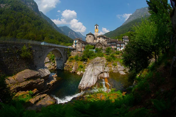 Laverdezzo Valle Verzasca Ελβετικές Άλπεις Ελβετία — Φωτογραφία Αρχείου