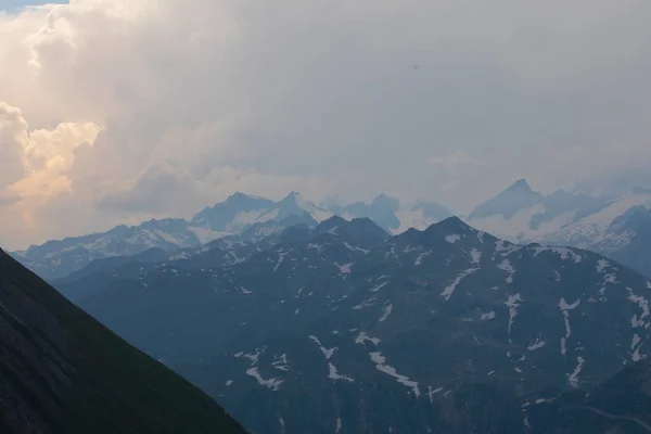 Grimselpass Lar Furkapass Sviçre Deki Güzel Dağ Geçidi — Stok fotoğraf