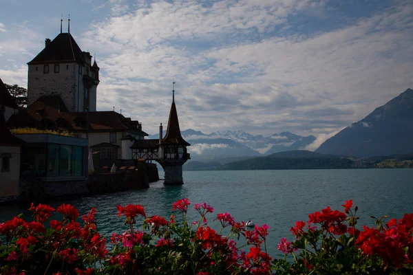 Schloss Oberhofen Thunersee Kanton Bern — Stockfoto