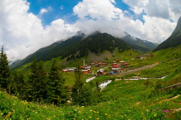 Hermoso Paisaje Las Tierras Altas Elevit Rize Región Del Mar —  Fotos de Stock