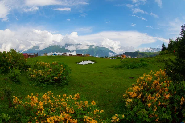 Badara Plateau Rize Camlihemsin Black Sea Turkey Landscape Clouds Nature — Stock Photo, Image