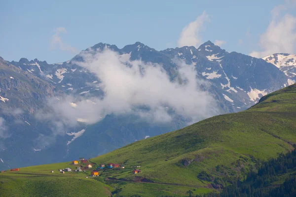 Badara Plateau Rize Camlihemsin Mar Negro Turquia Paisagem Nuvens Natureza — Fotografia de Stock