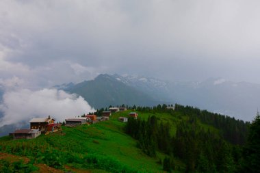 Pokut Platosu Rize Camlihemsin, Pokut Platosu Karadeniz ve Türkiye. Rize, Türkiye.