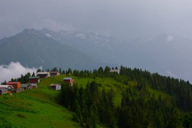 Pokut Platosu Rize Camlihemsin, Pokut Platosu Karadeniz ve Türkiye. Rize, Türkiye.