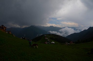 Pokut Platosu Rize Camlihemsin, Pokut Platosu Karadeniz ve Türkiye. Rize, Türkiye.