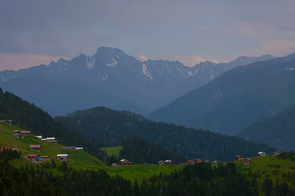 Οροπέδιο Pokut Rize Camlihemsin Οροπέδιο Pokut Στη Μαύρη Θάλασσα Και — Φωτογραφία Αρχείου