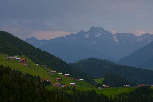 Οροπέδιο Pokut Rize Camlihemsin Οροπέδιο Pokut Στη Μαύρη Θάλασσα Και — Φωτογραφία Αρχείου