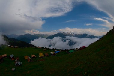 Kackar dağları ve sal yaylaları, chaletler