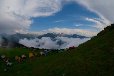 Kackar dağları ve sal yaylaları, chaletler