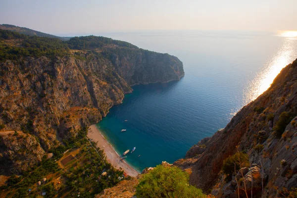 Das Schmetterlingstal Kelebekler Vadisi Der Westtürkischen Stadt Oludeniz Fethiye Dieses — Stockfoto