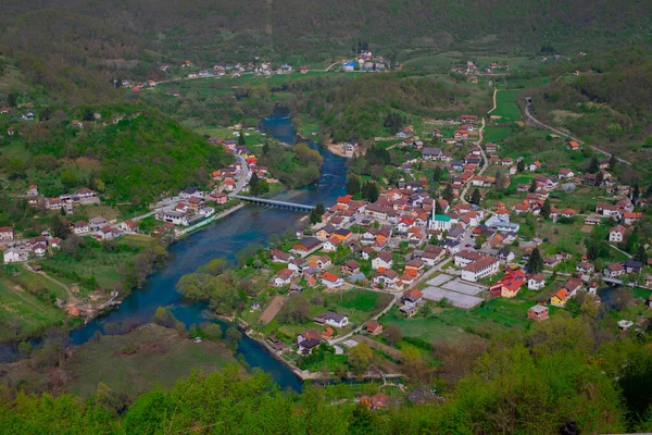 Proud Řeky Una Místo Pro Odpočinek Národním Parku Una Bihac — Stock fotografie