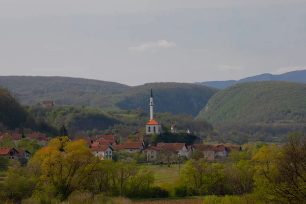 Proud Řeky Una Místo Pro Odpočinek Národním Parku Una Bihac — Stock fotografie