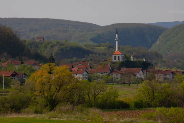 Proud Řeky Una Místo Pro Odpočinek Národním Parku Una Bihac — Stock fotografie