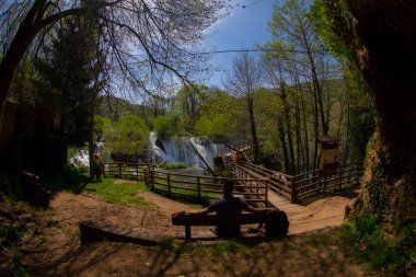 Martin Brod 'un Şelaleleri Una Ulusal Parkı, Bosna-Hersek' te