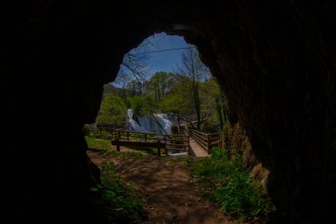 Martin Brod 'un Şelaleleri Una Ulusal Parkı, Bosna-Hersek' te