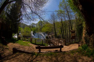 Martin Brod 'un Şelaleleri Una Ulusal Parkı, Bosna-Hersek' te