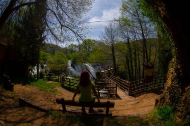 Martin Brod 'un Şelaleleri Una Ulusal Parkı, Bosna-Hersek' te