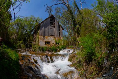 Martin Brod 'un Şelaleleri Una Ulusal Parkı, Bosna-Hersek' te