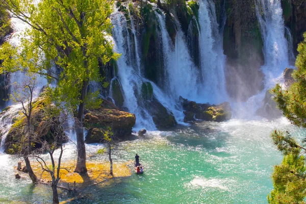 Kravice Vízesés Trebizat Folyón Bosznia Hercegovinában — Stock Fotó