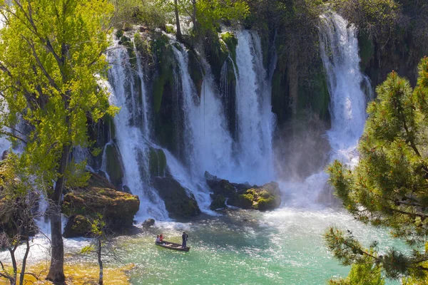 Kravice Vízesés Trebizat Folyón Bosznia Hercegovinában — Stock Fotó