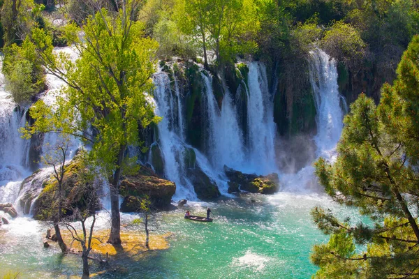Cachoeira Kravice Rio Trebizat Bósnia Herzegovina — Fotografia de Stock