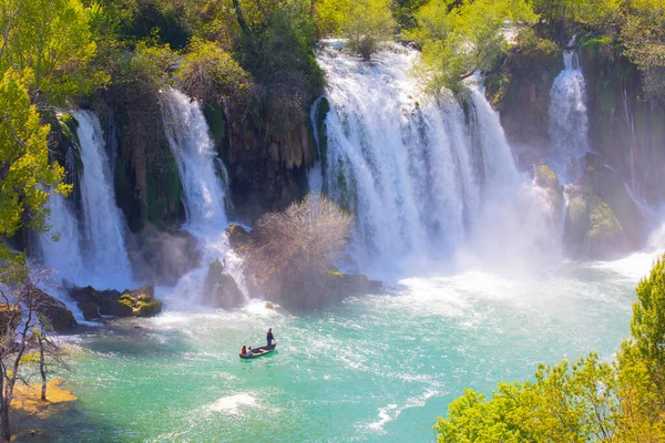 Kravice Vízesés Trebizat Folyón Bosznia Hercegovinában — Stock Fotó