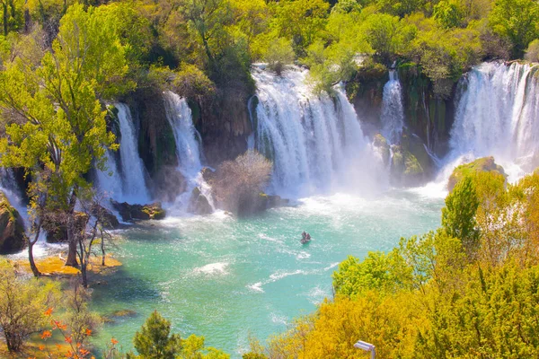 Kravice Vízesés Trebizat Folyón Bosznia Hercegovinában — Stock Fotó