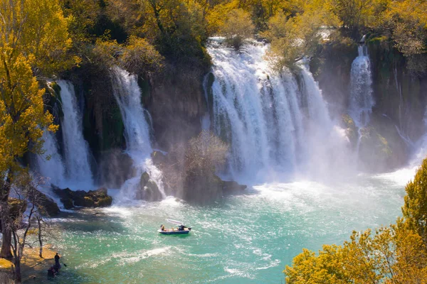 Kravice Vízesés Trebizat Folyón Bosznia Hercegovinában — Stock Fotó