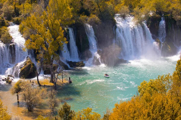 Kravice Vízesés Trebizat Folyón Bosznia Hercegovinában — Stock Fotó