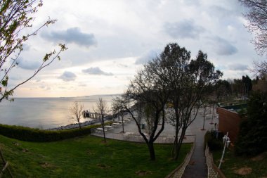 Florya plajı, uzun pozlama plajı.