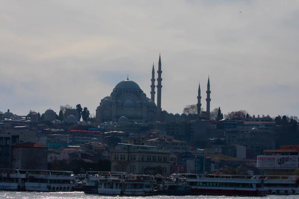 Torre Galata Vista Istanbul Turquia — Fotografia de Stock
