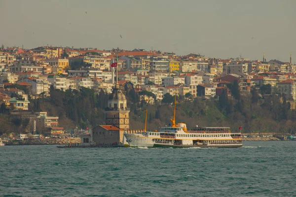 Metropolitana Istanbul Torre Della Vergine Santa Sofia Moschea Sultanahmet — Foto Stock