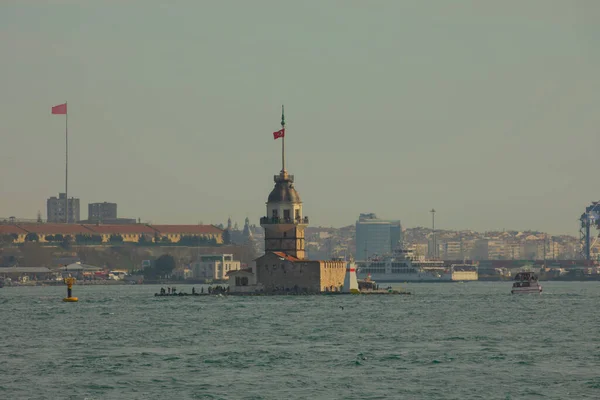 Metropolitana Istanbul Torre Della Vergine Santa Sofia Moschea Sultanahmet — Foto Stock