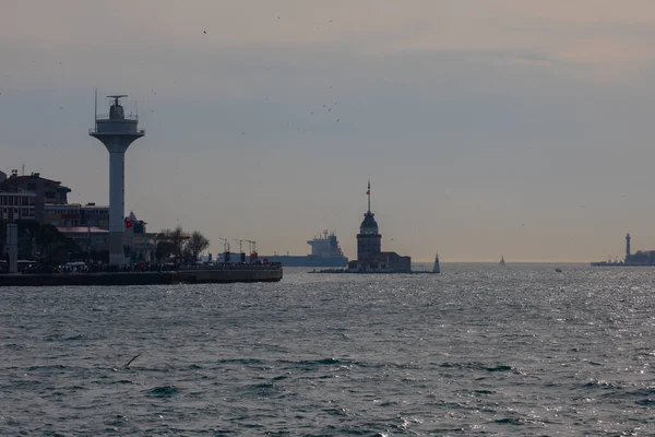 Метрополітен Стамбул Вежа Діви Хагія Софія Мечеть Султанахмет — стокове фото