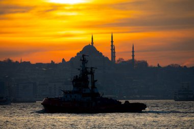 Başkent İstanbul silueti ve Süleyman Camii