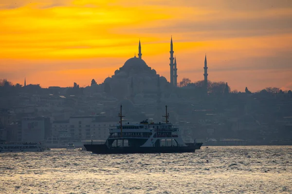 Başkent İstanbul silueti ve Süleyman Camii
