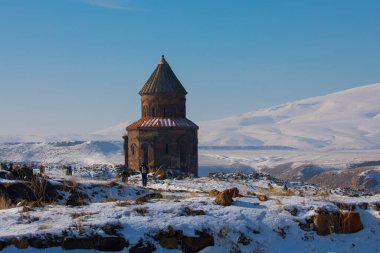 Tarihi Ani Harabeleri ve Kış Manzaraları, Kars, Türkiye
