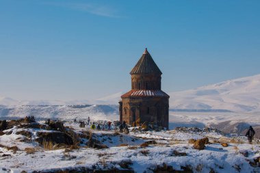 Tarihi Ani Harabeleri ve Kış Manzaraları, Kars, Türkiye