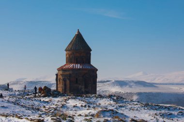 Tarihi Ani Harabeleri ve Kış Manzaraları, Kars, Türkiye