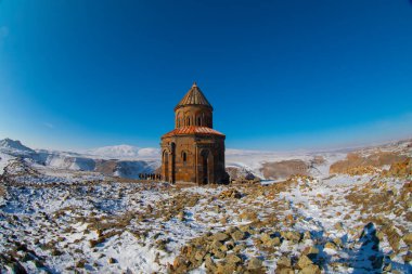 Tarihi Ani Harabeleri ve Kış Manzaraları, Kars, Türkiye