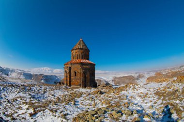 Tarihi Ani Harabeleri ve Kış Manzaraları, Kars, Türkiye