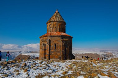 Tarihi Ani Harabeleri ve Kış Manzaraları, Kars, Türkiye