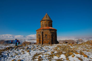 Tarihi Ani Harabeleri ve Kış Manzaraları, Kars, Türkiye