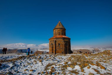 Tarihi Ani Harabeleri ve Kış Manzaraları, Kars, Türkiye