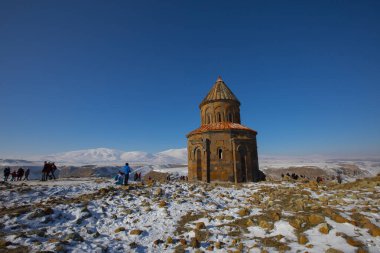 Tarihi Ani Harabeleri ve Kış Manzaraları, Kars, Türkiye