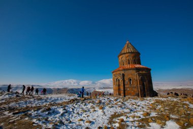 Tarihi Ani Harabeleri ve Kış Manzaraları, Kars, Türkiye